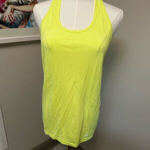 GAP Neon Yellow Athletic Tank Top